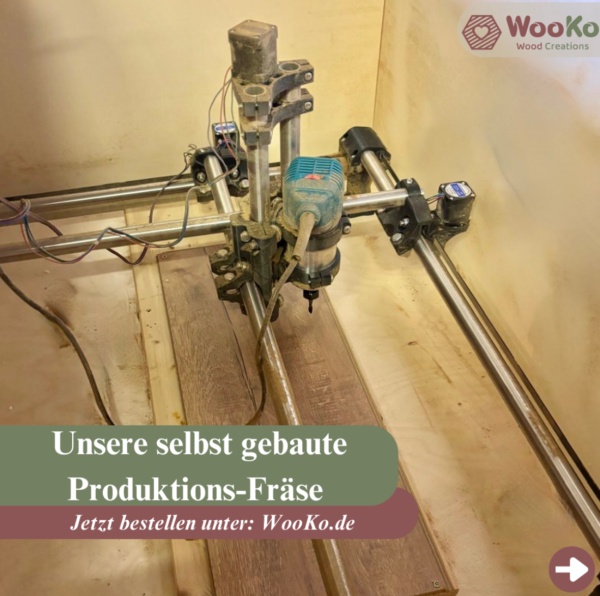 Unsere Produktion mit der Fräse